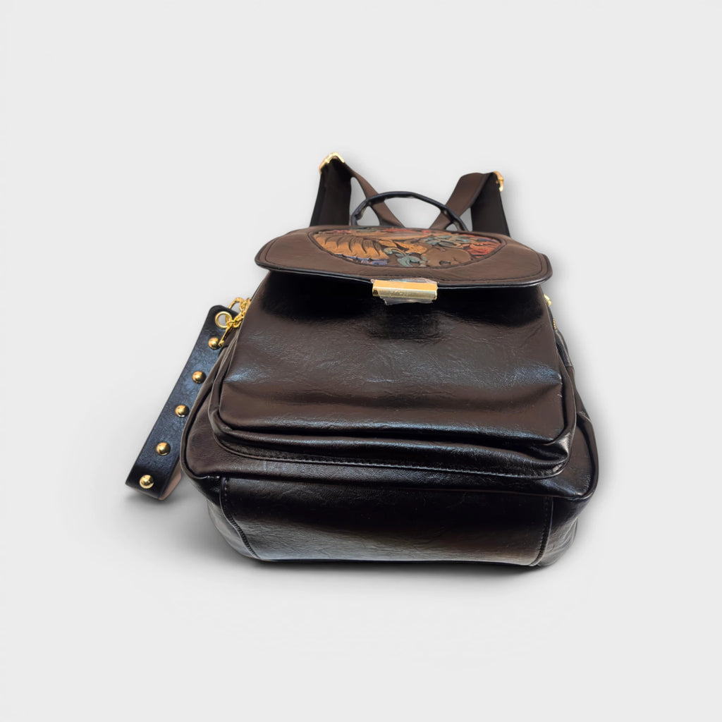 Royaume Hathi Handcrafted Faux Leather Backpack