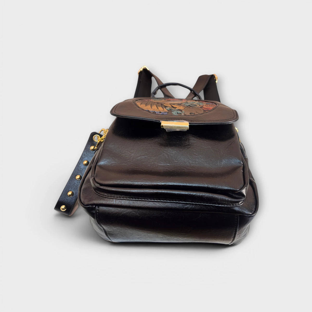 Royaume Hathi Handcrafted Faux Leather Backpack