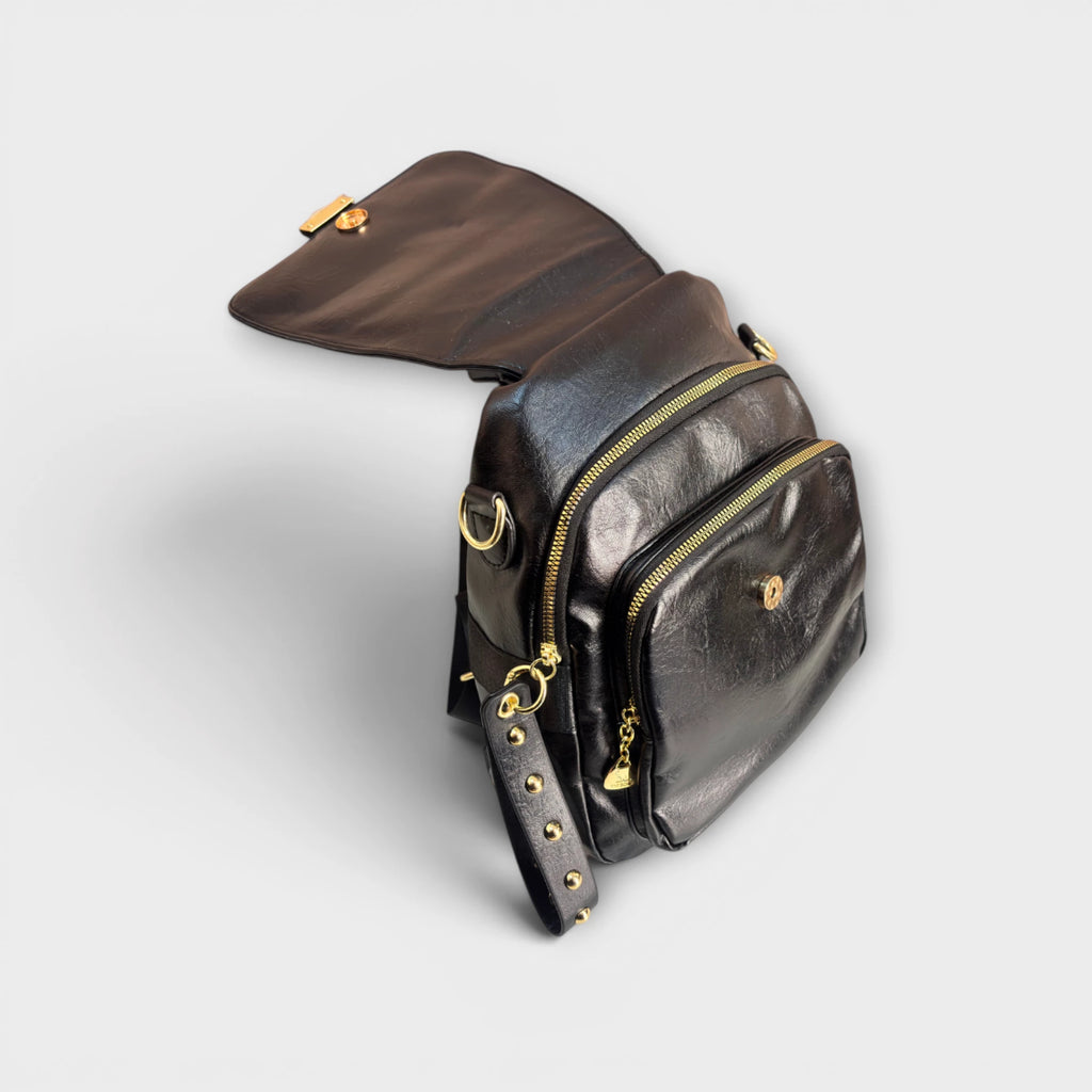 Royaume Hathi Handcrafted Faux Leather Backpack