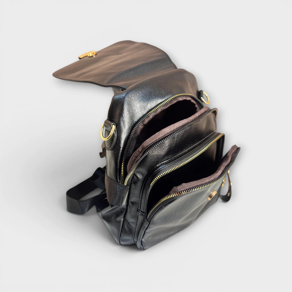Royaume Hathi Handcrafted Faux Leather Backpack