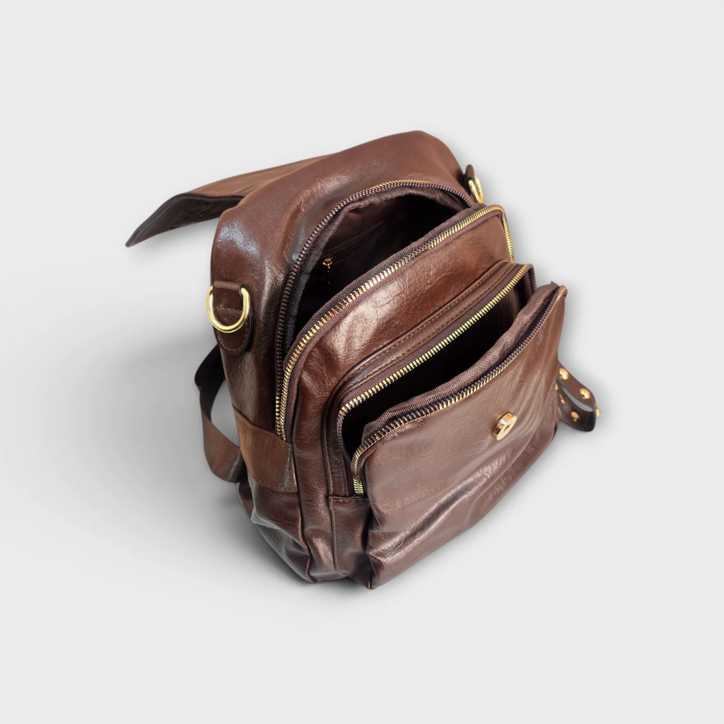 Royaume Hathi Handcrafted Faux Leather Backpack