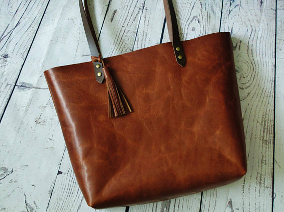 Nomad Leather Tote Bag – Heritage Brown