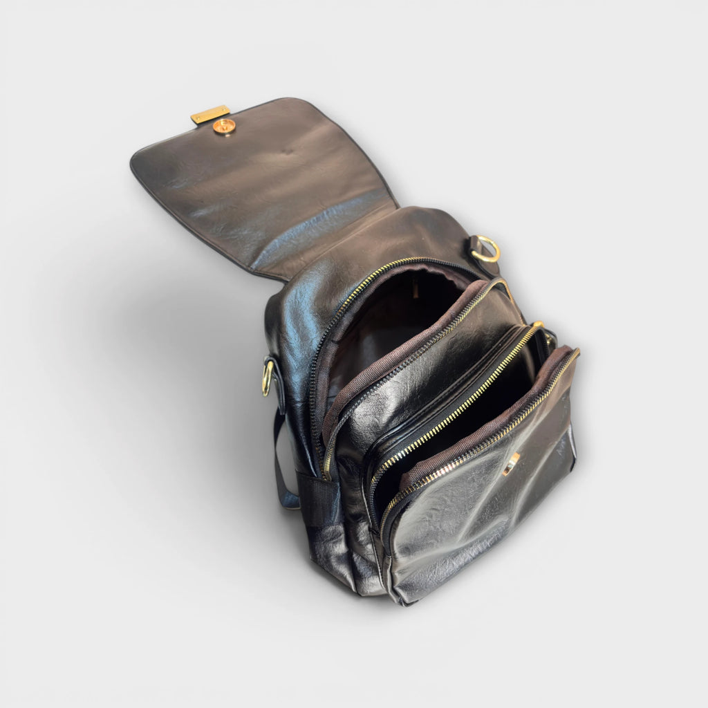 Royaume Hathi Handcrafted Faux Leather Backpack