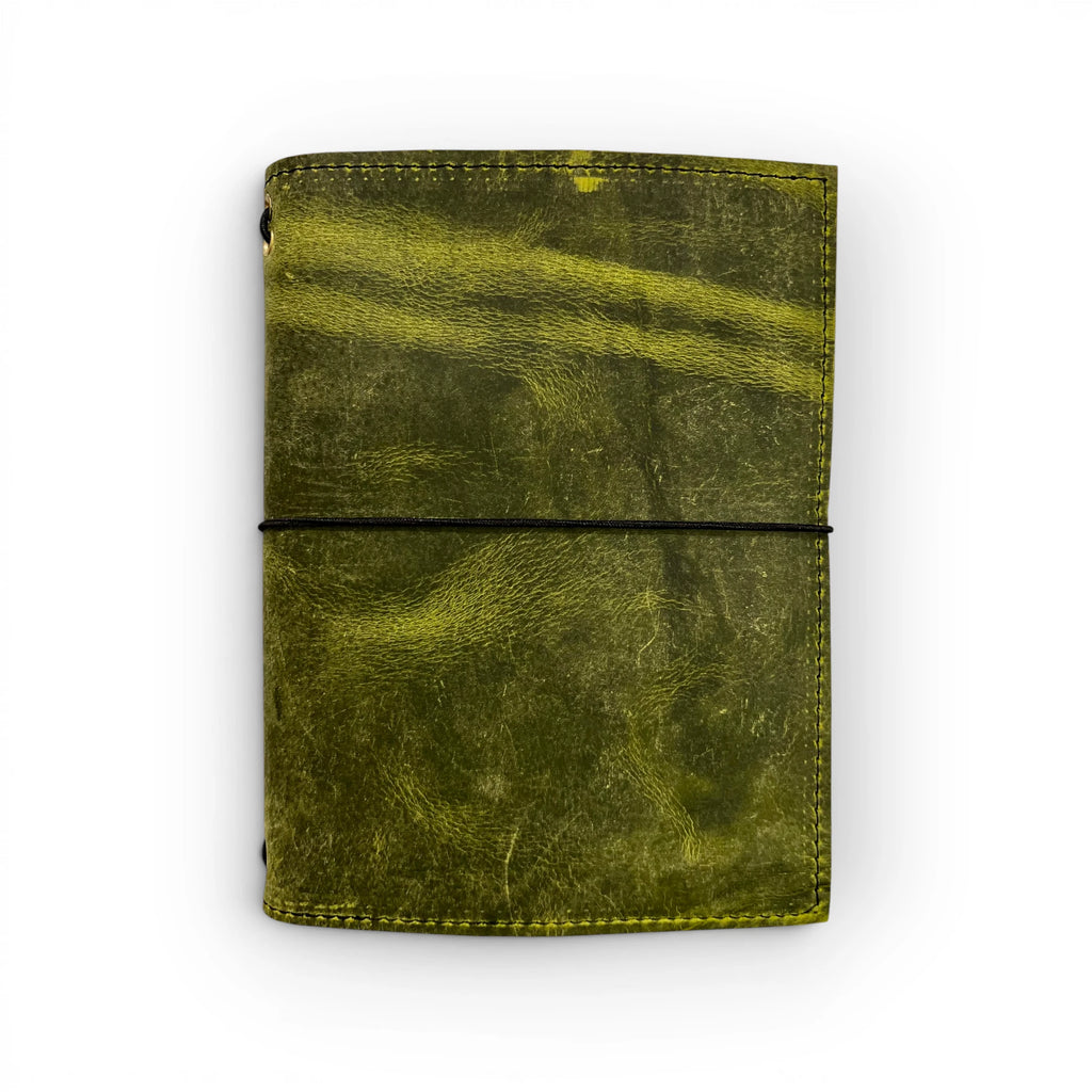 Tri-Fold Traveller Journal – Loden Green