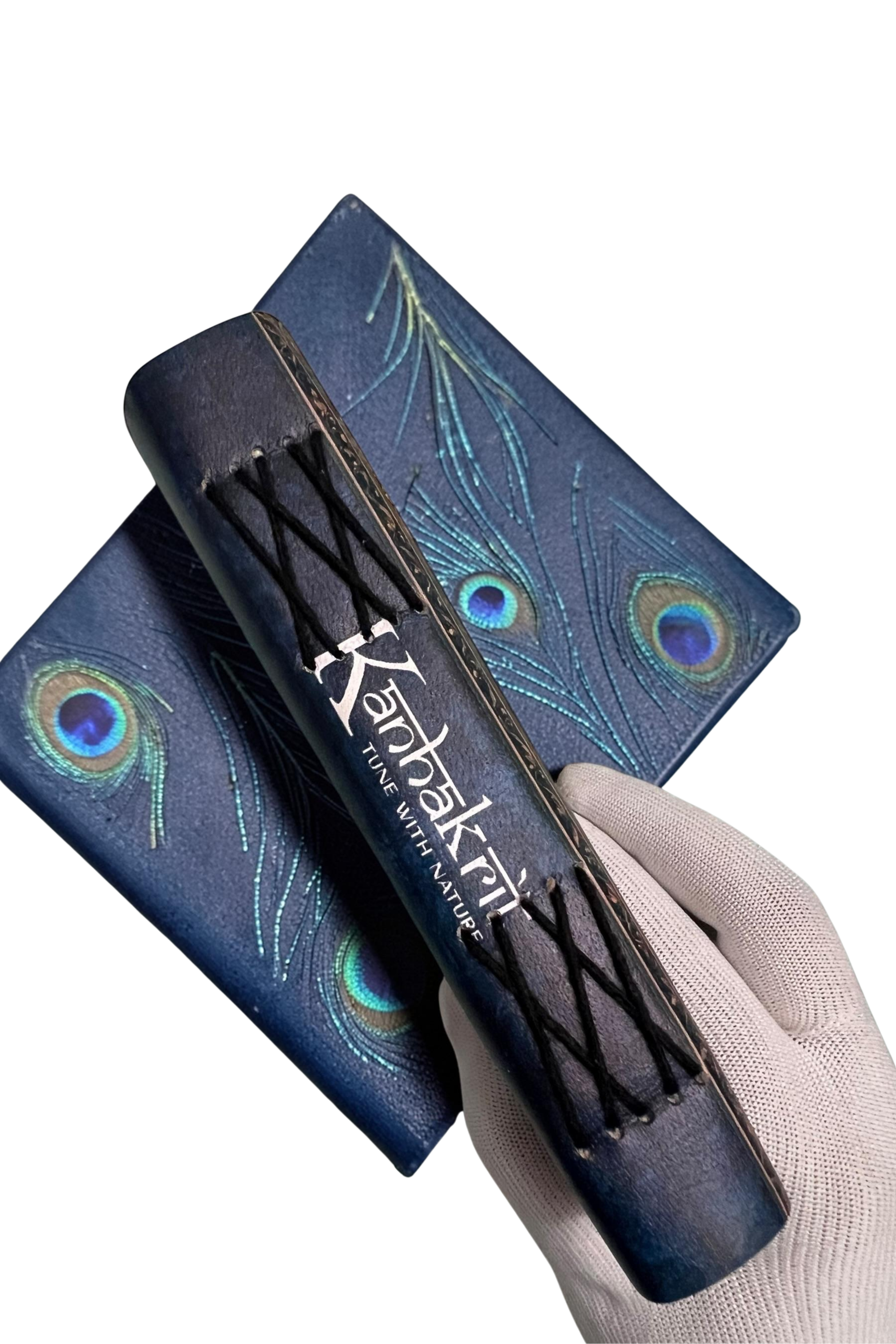 Peacock Garden Full Grain Leather Journal