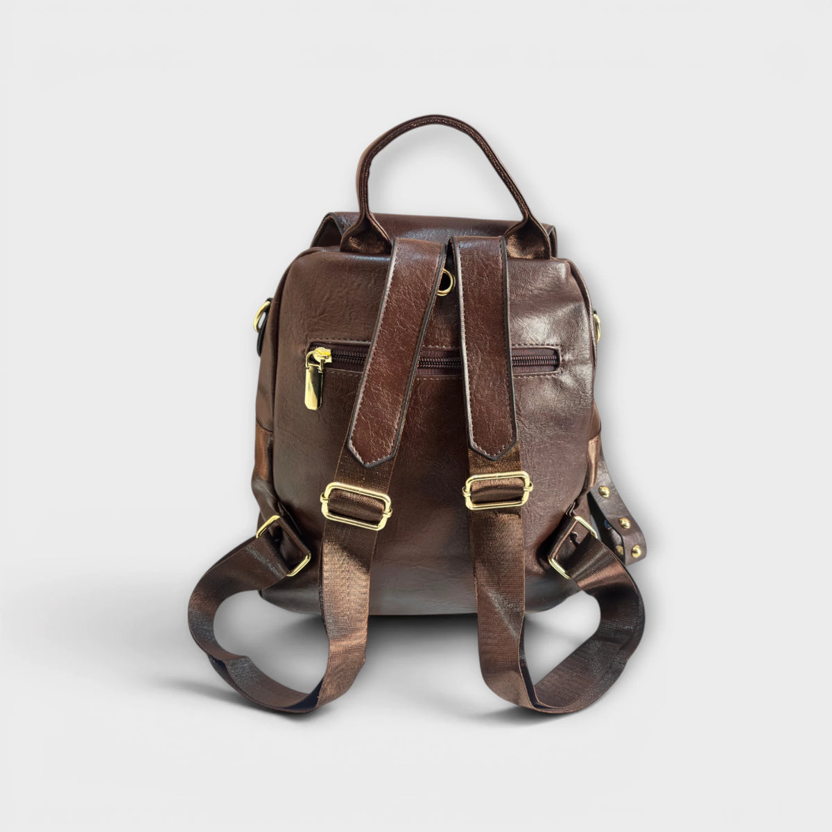 Royaume Hathi Handcrafted Faux Leather Backpack