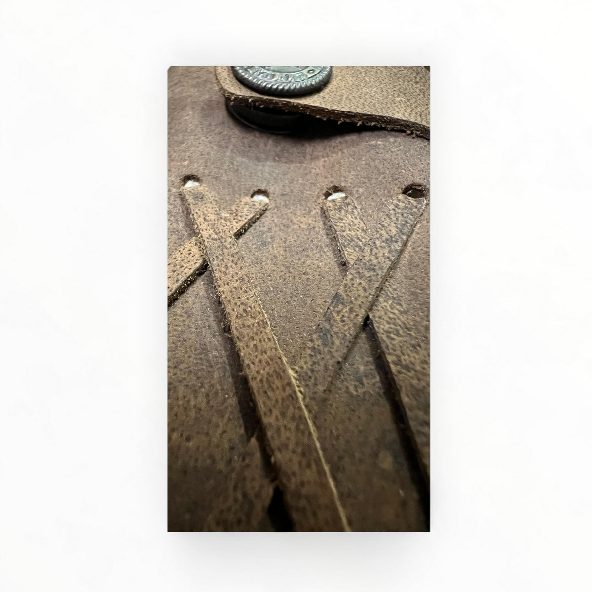 Heart Cut Bound Leather Journal