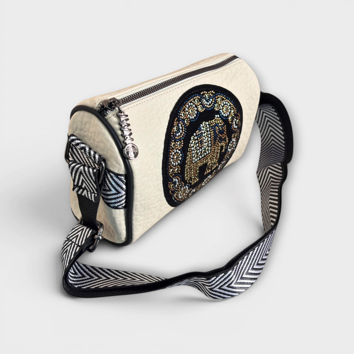 Lusso Hathi Faux Leather Crossbody Bag