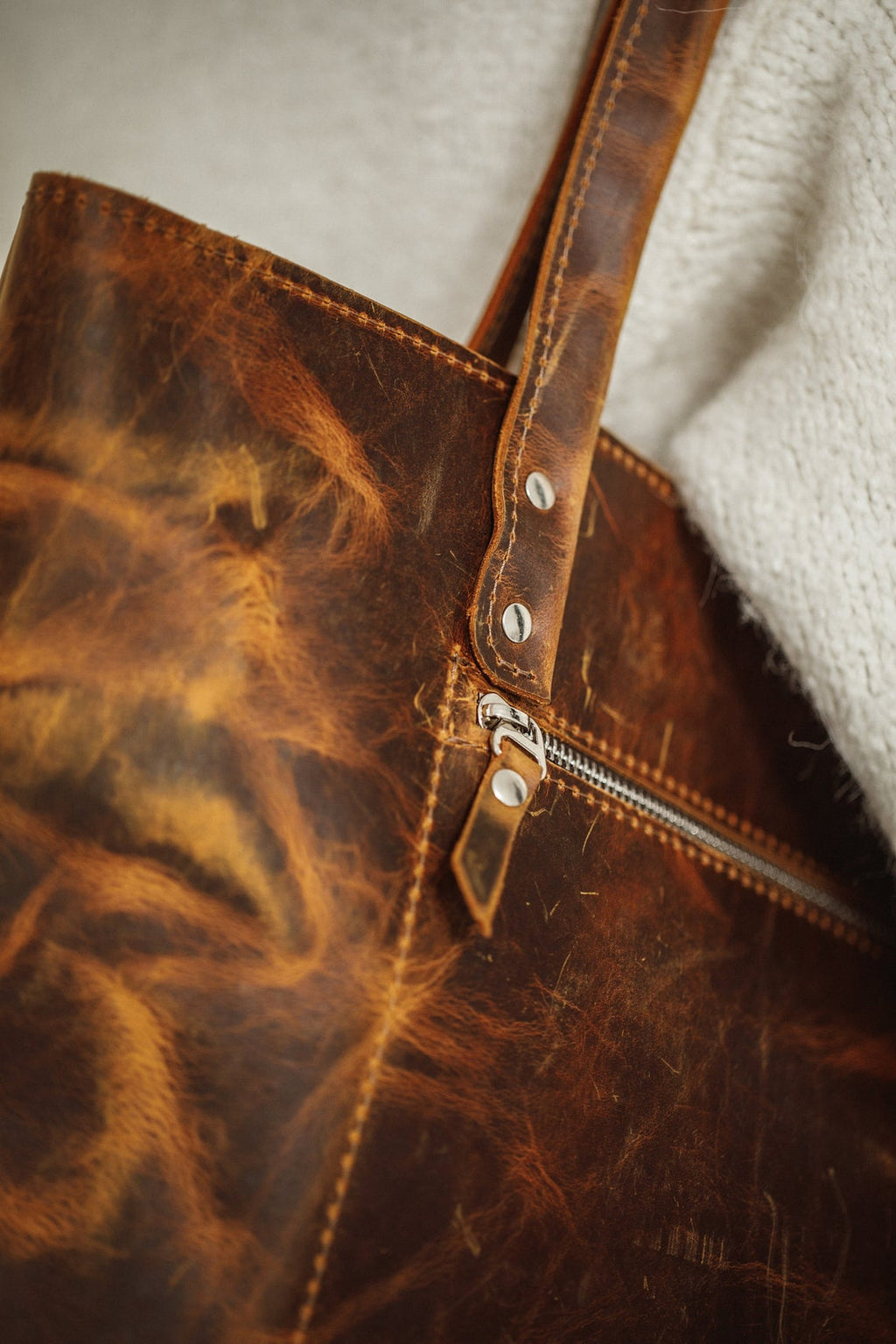 Nomad Leather Tote Bag